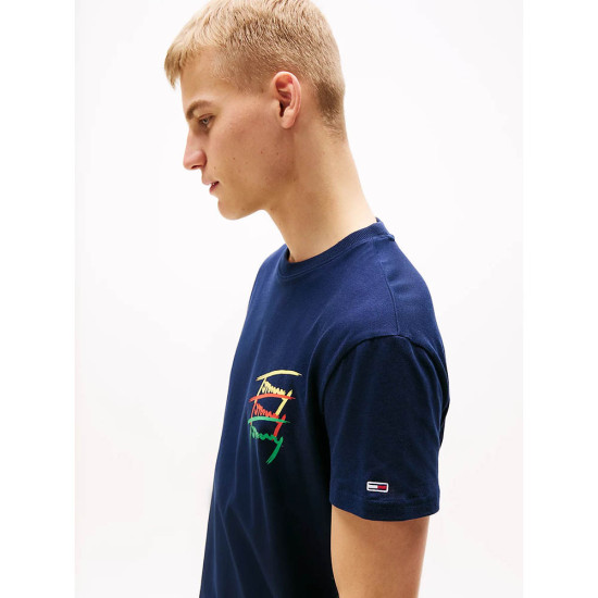 Tommy Hilfiger Ανδρική κοντομάνικη μπλούζα Back Logo Graphic T-Shirt
